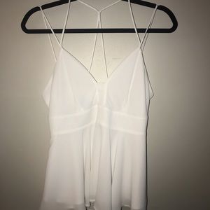 Strappy-back cut out top